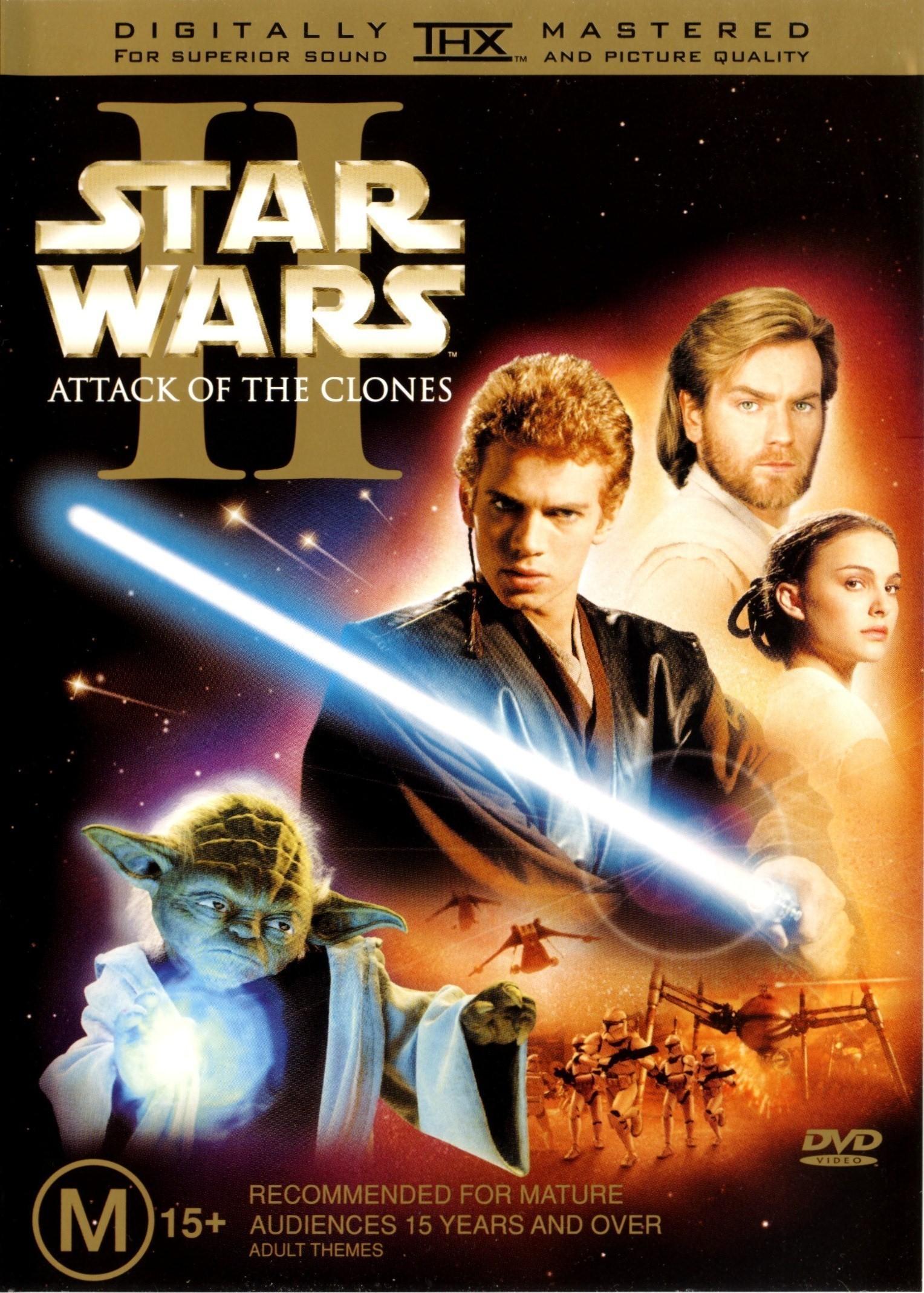 постер к Звездные войны. Эпизод 2: Атака клонов / Star Wars. Episode II: Attack Of The Clones (2002) MP4